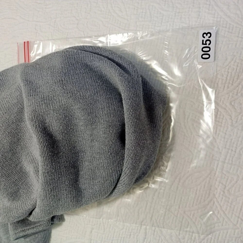 Michael Kors Sweater Womens Gray Long Sleeve Knit With Side Zipper Accents